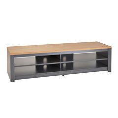 TTAP MEM1600GRY Grey Memphis 3 Shelf Wood Floorstand (1600mm wide)