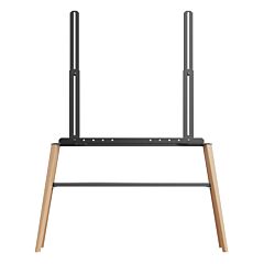 TTAP ROMA-LIGHT Light Wood Stand with storage shelf. Suitable for up to 65"