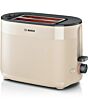 Bosch TAT2M127GB Beige Compact Toaster, Mymoment 2 Slice