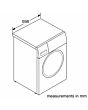 Bosch WGE03408GB White Series 2 Washing Machine, 8kg 1400 Spin, **A rated**