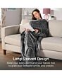 Carmen C81149GRY Heated Wearable Blanket