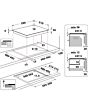 Hotpoint TS5760FNE Black 60Cm Induction Hob