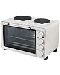 Electric Mini Oven with Hotplate Hobs, 30 Litres