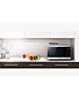 Panasonic NN-SF464MBPQ 1000W Flatbed Microwave - silver