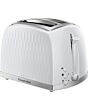 Russell Hobbs 26060 White Honeycomb 2 Slice Toaster
