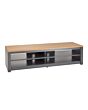 TTAP MEM1600GRY Grey Memphis 3 Shelf Wood Floorstand (1600mm wide)