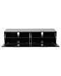TTAP SOR-1600-BLK Black Sorrento Modern High Gloss TV Cabinet