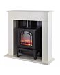 Warmlite WL45037W Ealing 1.8KW Compact Stove Fireplace Suite