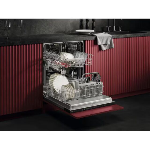 AEG GI6200B1SN White 6000 SmartSelect Integrated Dishwasher 60cm