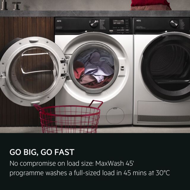 AEG LFED61844B White 6000 Prosense 8Kg Washing Machine