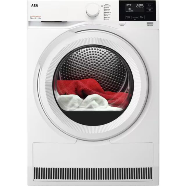 AEG TR718L2B 7000 SensiDry® Heat Pump Tumble Dryer 8kg