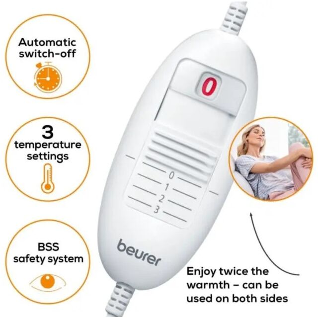 Beurer HK48 Grey Cosy Heated Cushion