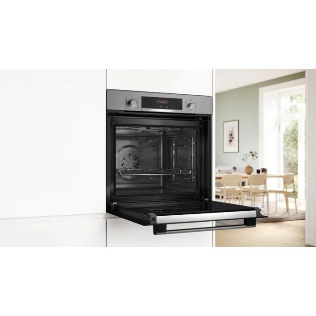 Bosch HQA574BS3B Stainless Steel Series 4 Built In Single Oven