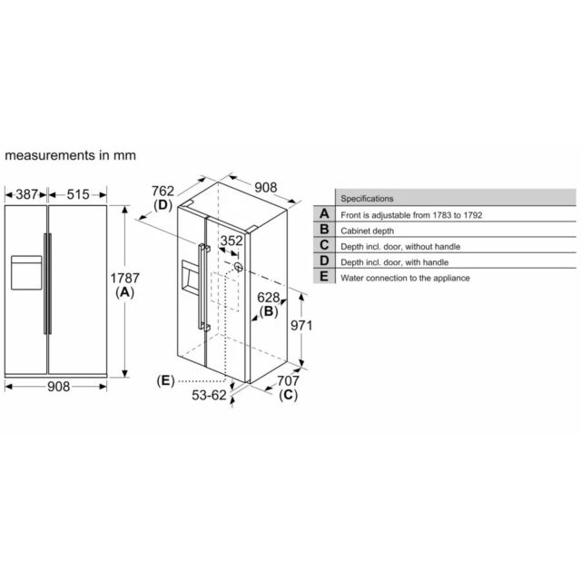Bosch KAD93AIERG Brushed Steel Series 6  