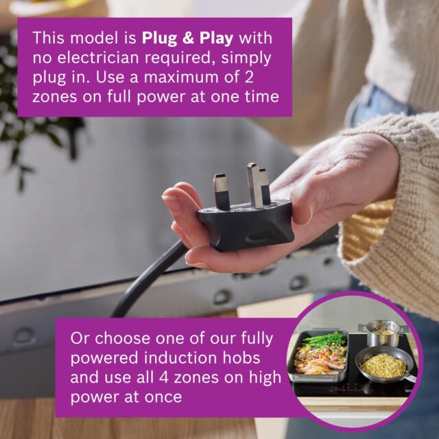 Bosch PUG61RAA5B 60Cm plug in Induction hob 
