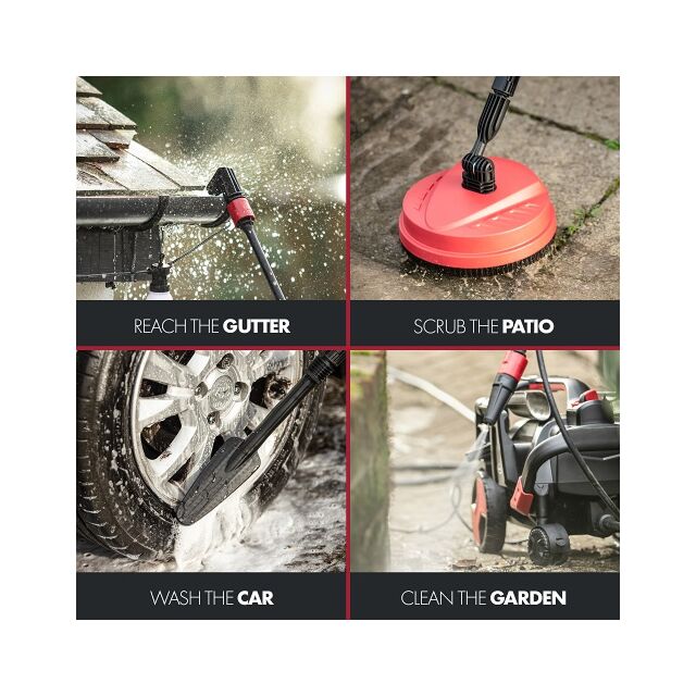 Ewbank AQUAROVER140 High Power Pressure Washer, 140 Bar/2030 PSI