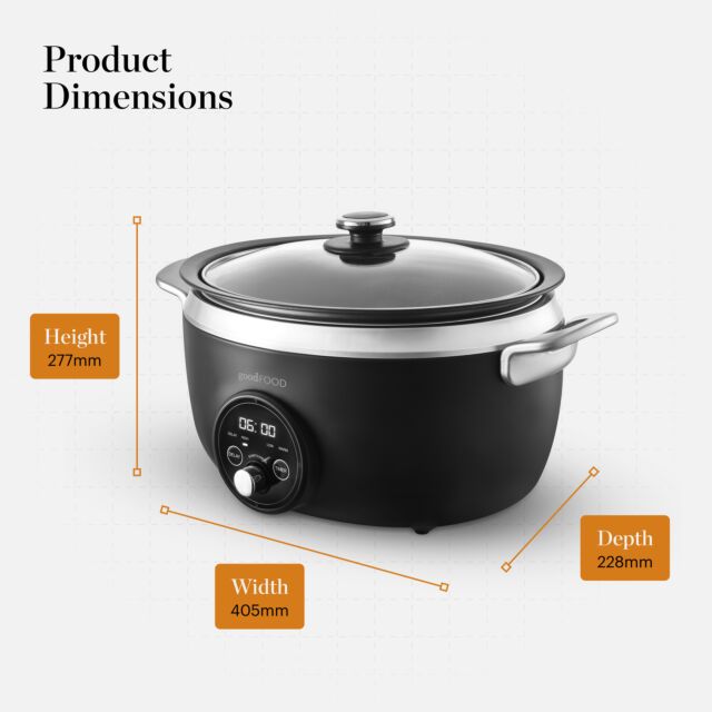 Good Food GF16010 3.5L Digital Slow Cooker