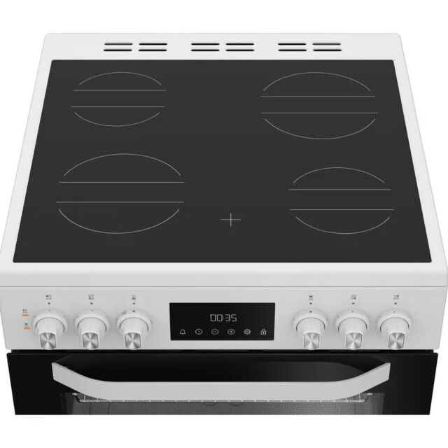 Hotpoint HDE6VDW White 60Cm Double Oven