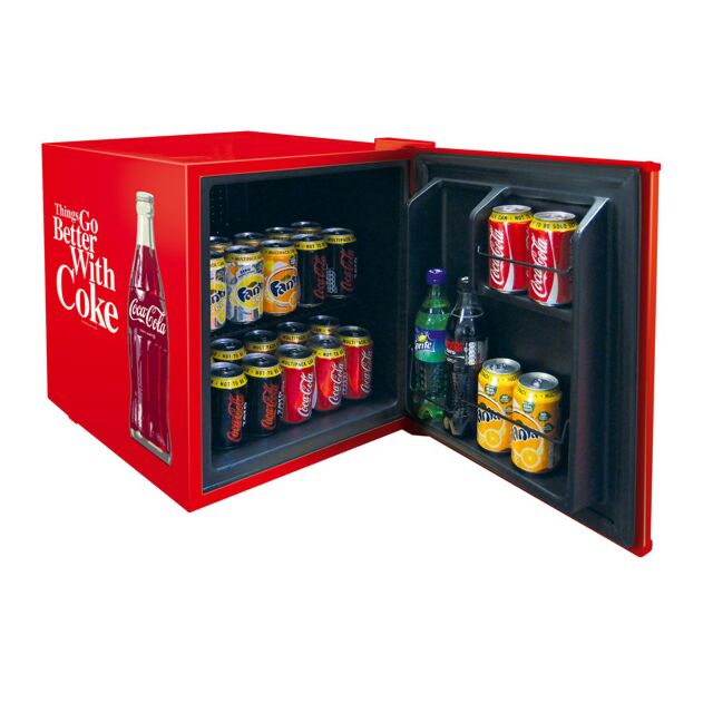 Husky HUS-EL196-HU-E Red Coca Cola Mini Fridge