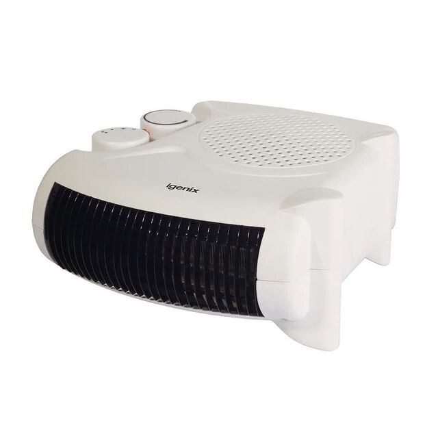 Igenix IGHF01914W 2kw Upright/Flat Fan Heater