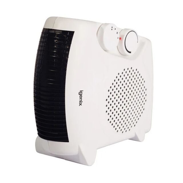 Igenix IGHF01914W 2kw Upright/Flat Fan Heater