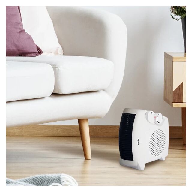 Igenix IGHF01914W 2kw Upright/Flat Fan Heater