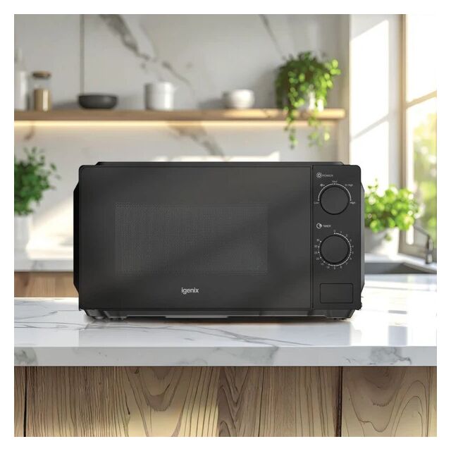 Igenix IGMS02071B Black Microwave