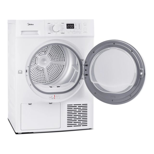 Midea MDG09EH80/1 White Heat Pump Tumble Dryer, 8kg