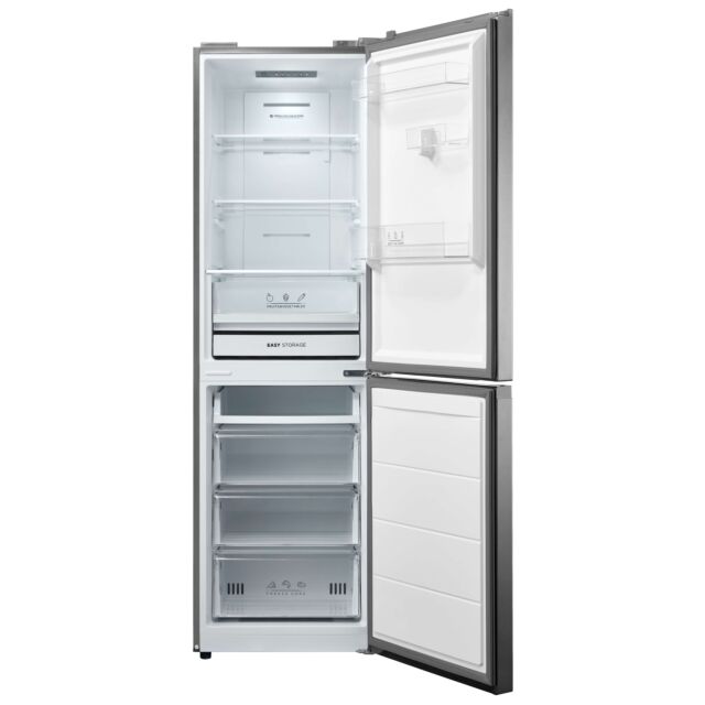 Midea MDRB379FGD02 Silver 180cm Total No Frost 60/40 Fridge Freezer