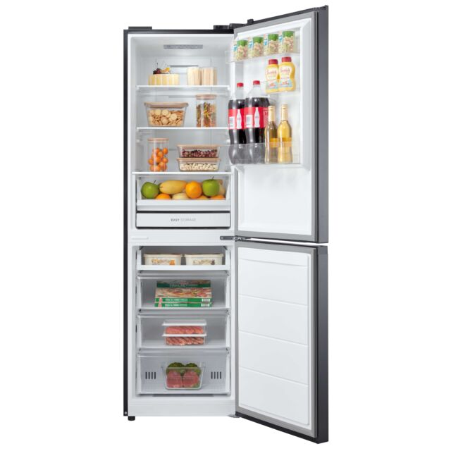 Midea MDRB379FGD02 Silver 180cm Total No Frost 60/40 Fridge Freezer
