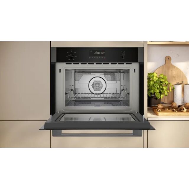 Neff C1AMG84G1B Graphite/Grey N50 Built In Microwave Oven With Hot Air