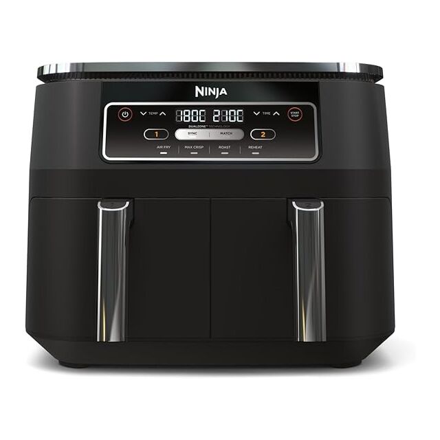 Ninja AF200UK Foodi 4-in-1 Dual Zone Air Fryer 7.6L