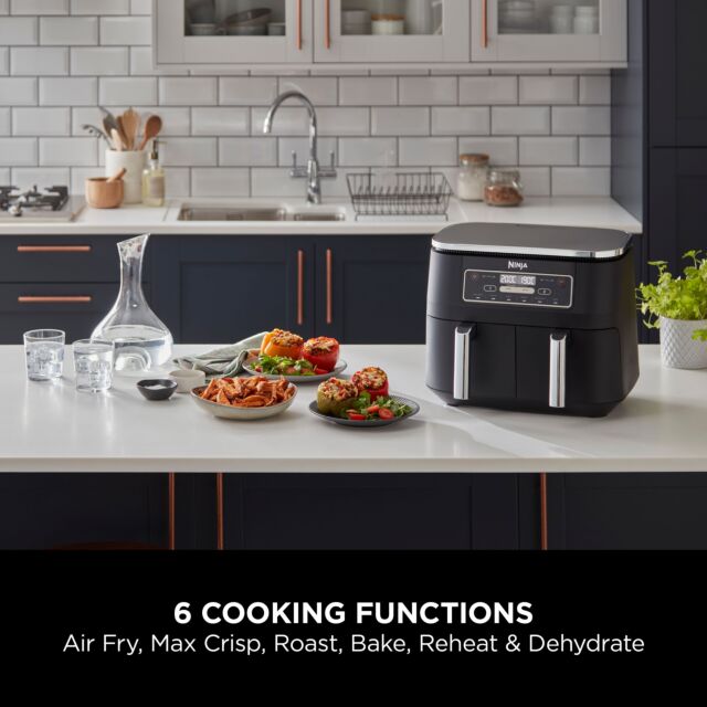 Ninja AF300UK Foodi Dual Zone 7.6L Air Fryer