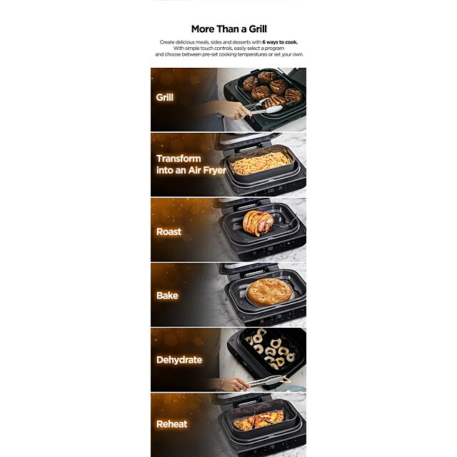 Ninja AG551UK Foodi MAX Health Grill and Air Fryer