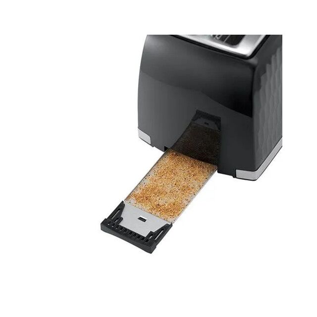 Russell Hobbs 26061 Black Honeycomb 2 Slice Toaster 