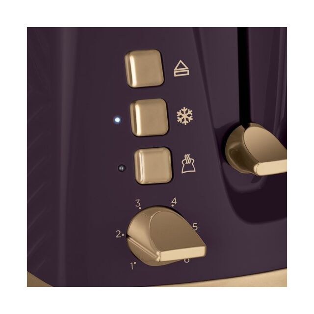 Russell Hobbs 26393 Mulberry Groove 2 Slice Toaster