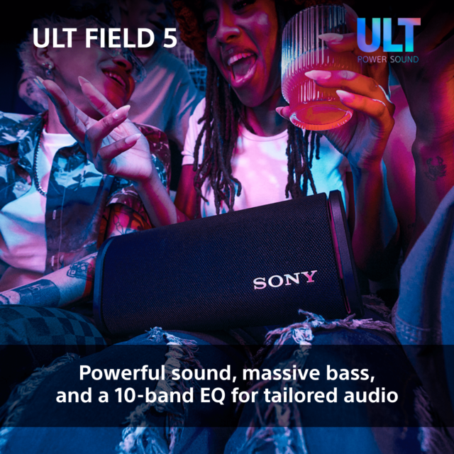 Sony SRSULT50B.CE7 Black ULT FIELD 5 Wireless Portable Speaker