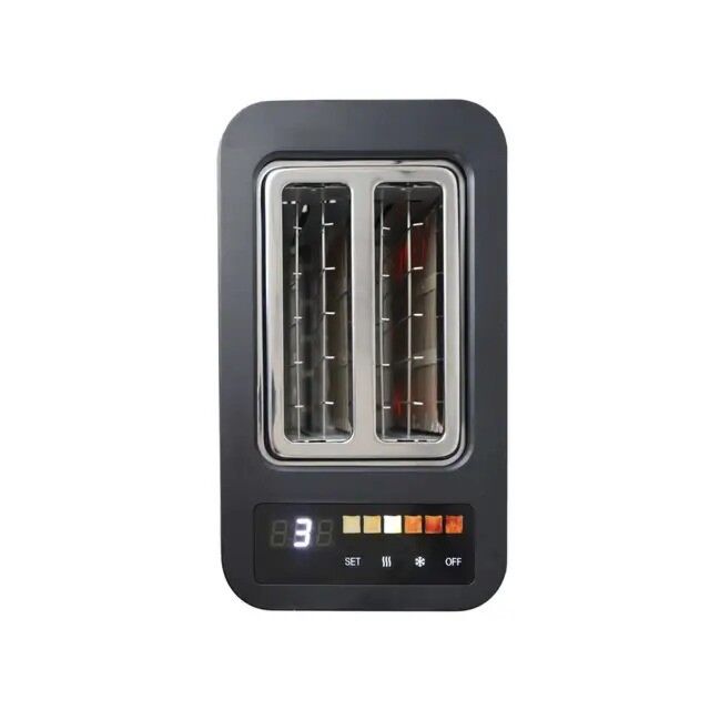 Statesman SKT02918B Black 2 Slice Digital Toaster