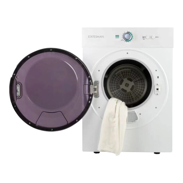 Statesman TD03VFW White 3Kg Compact Vented Dryer
