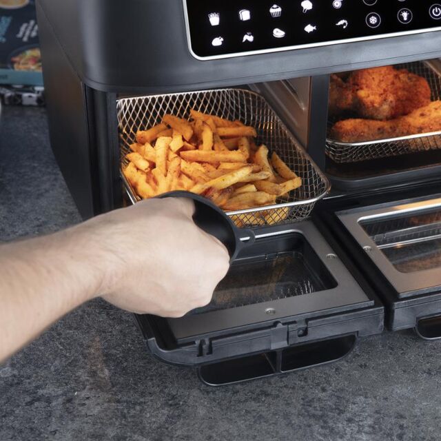 Tower T17102 Black Vortx Vizion Express Dual 11L Air Fryer
