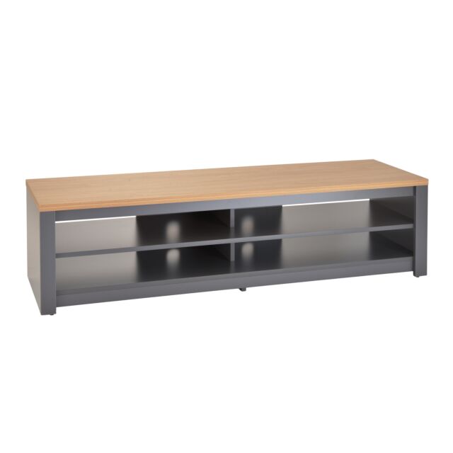 TTAP MEM1600GRY Grey Memphis 3 Shelf Wood Floorstand (1600mm wide)