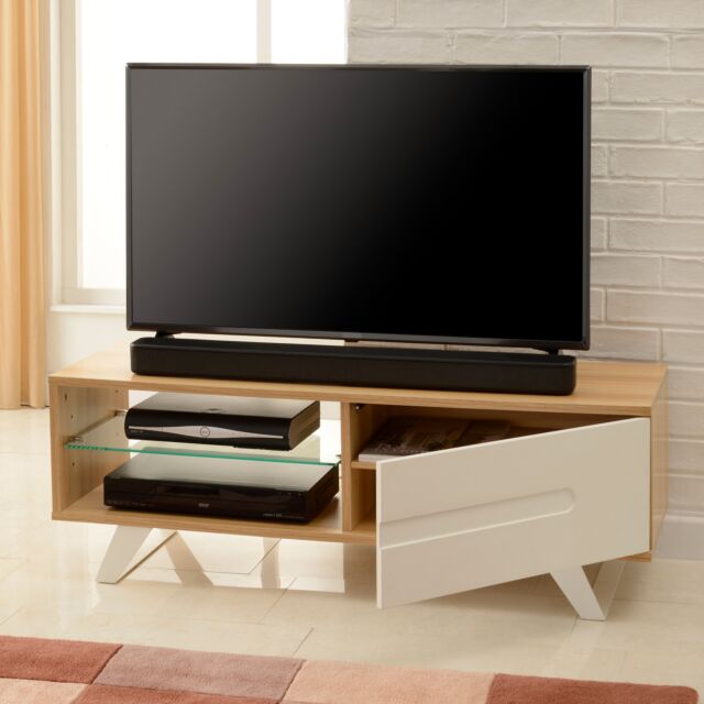 TTAP MIA-1050-0AK Light Oak Miami TV Stand with storage