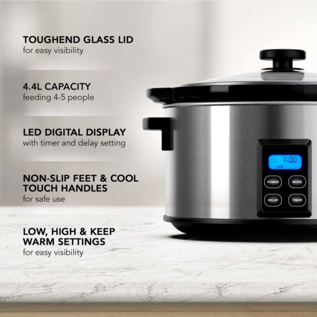 Wahl ZX929 WL9290 James Martin 4.7L Digital Slow Cooker