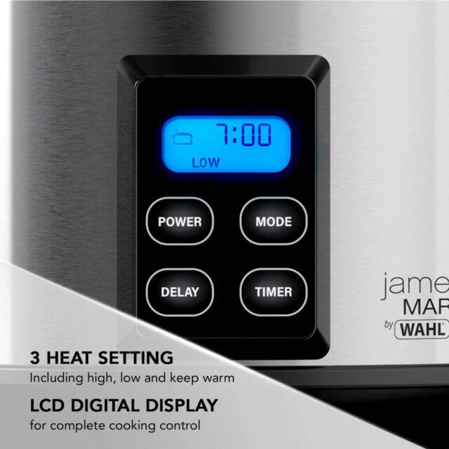 Wahl ZX929 WL9290 James Martin 4.7L Digital Slow Cooker