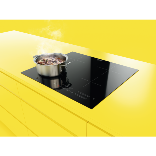 Zanussi ZIAN644K Black 4 zone Induction Hob with Boil Assist